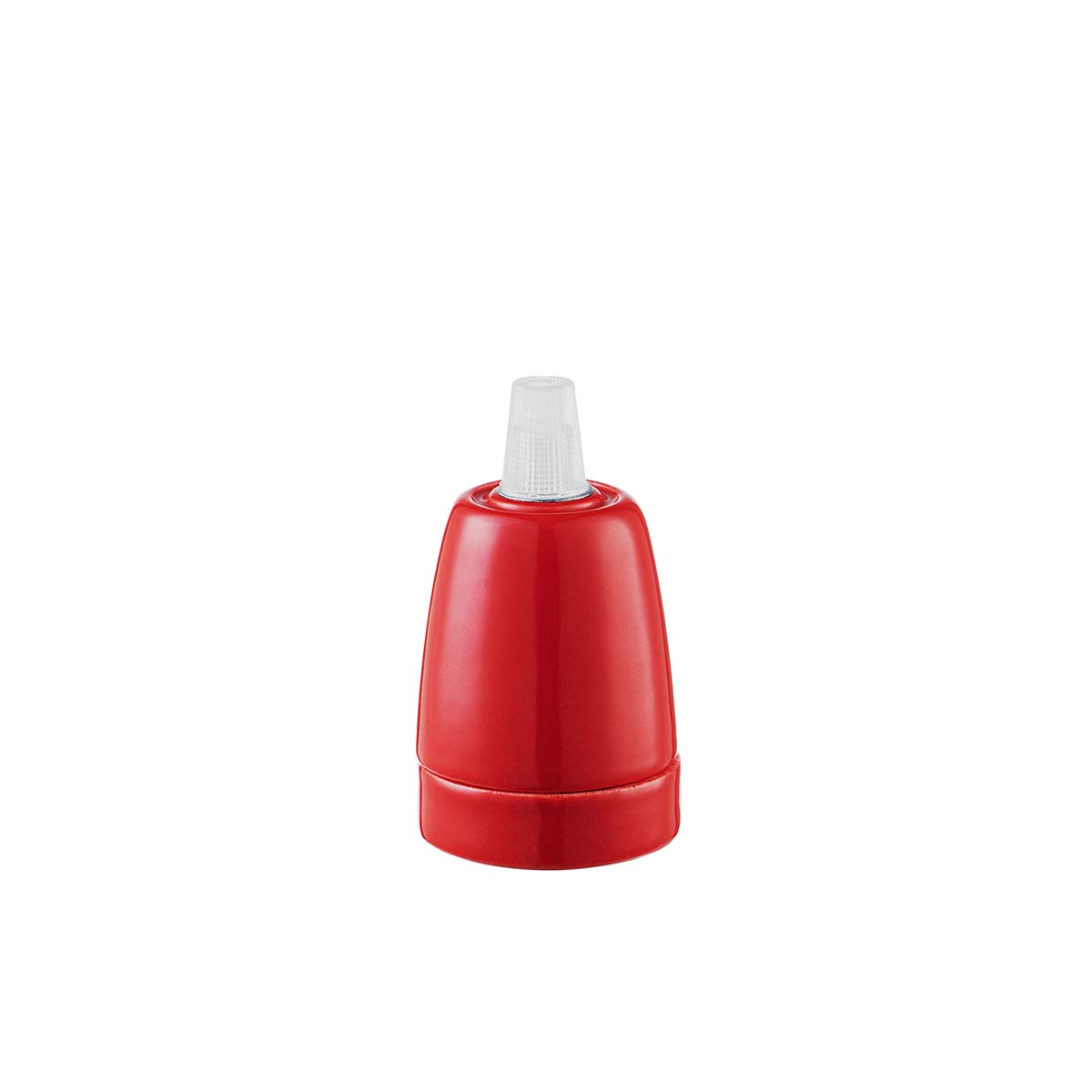 Tangla lighting - TLLH025RD - lamp holder porcelain - E27 - pot - red