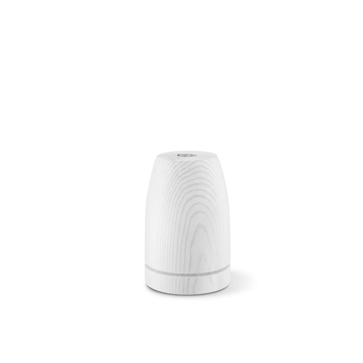 Tangla lighting - TLLH018WT - lamp holder wood - E27 - bullet - white