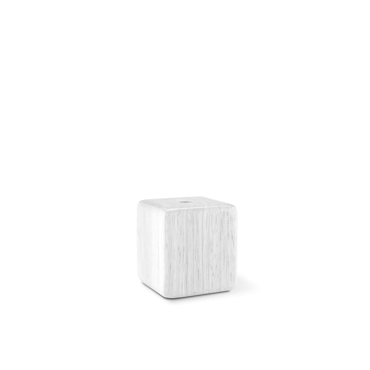 Tangla lighting - TLLH019WT - lamp holder wood - E27 - cube - white