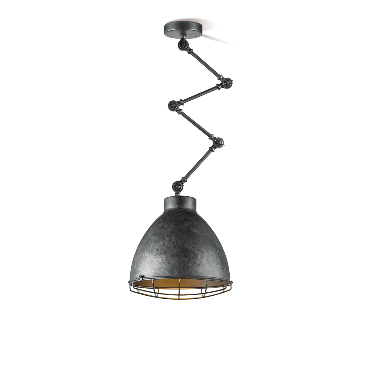 Tangla lighting - TLP4042-01GM - LED pendant lamp 1 Light - metal in burned metal - E27