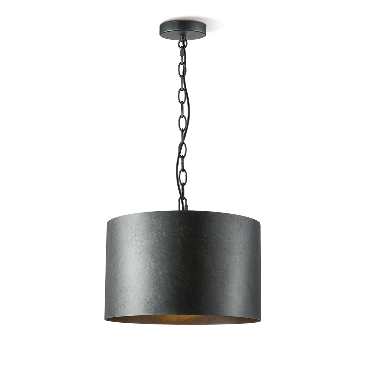 Tangla lighting - TLP4040-01GM - LED pendant lamp 1 Light - metal in burned metal - large - E27