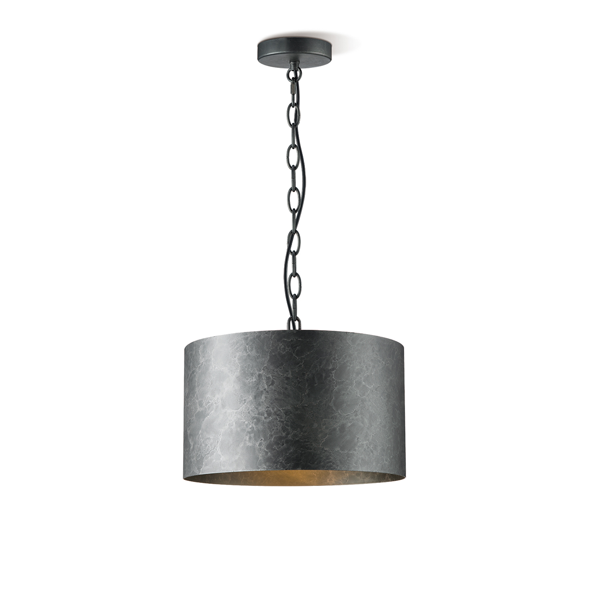 Tangla lighting - TLP4039-01GM - LED pendant lamp 1 Light - metal in burned metal - medium - E27