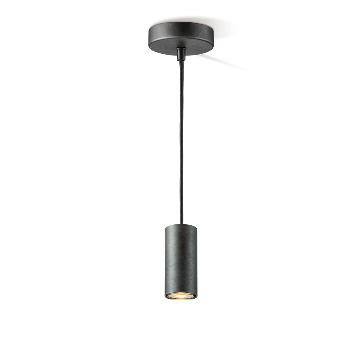 Tangla lighting - TLP4036-01GM - LED pendant lamp 1 Light - metal in burned metal - standard - GU10