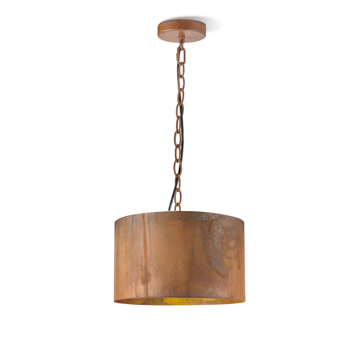 Tangla lighting - TLP4092-01RS - LED pendant lamp 1 Light - metal in rusty - standard - E27