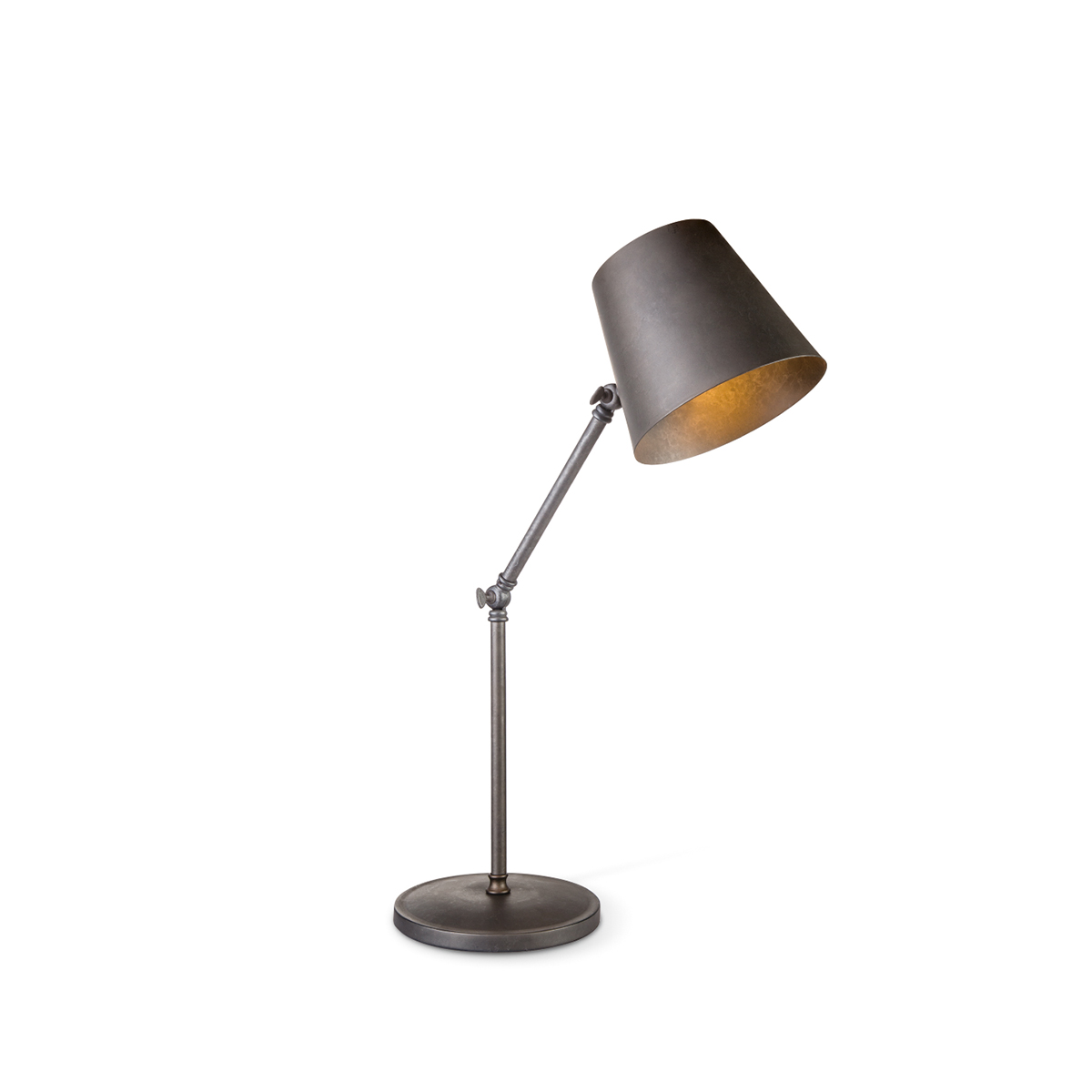 Tangla lighting - TLT1029-01GM - LED table lamp 1 Light - metal in burned metal - E27