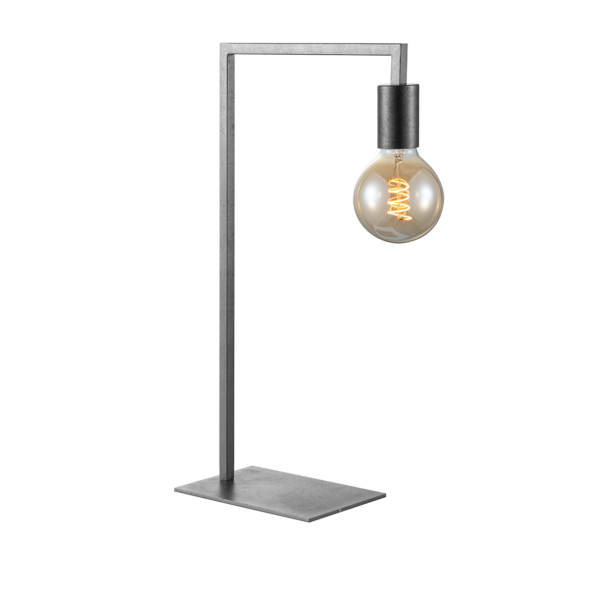 Tangla lighting - TLT1028-01GM - LED table lamp 1 Light - metal in burned metal - square - E27