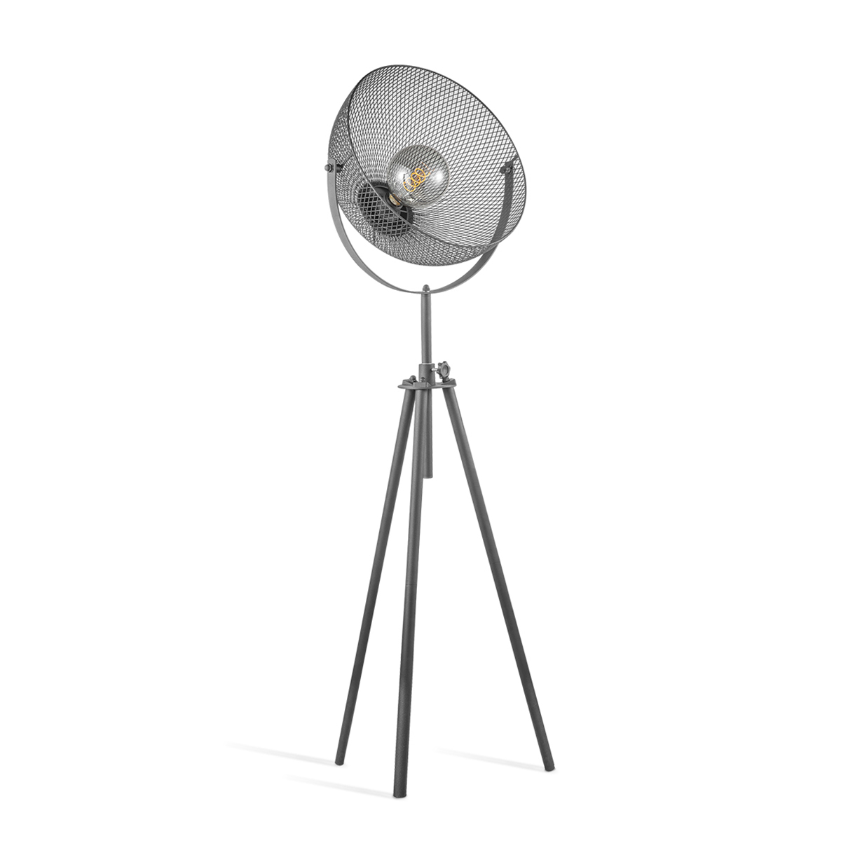 Tangla lighting - TLT1098-01SB - LED table lamp 1 Light - metal in sand black - tripod - standard - E27