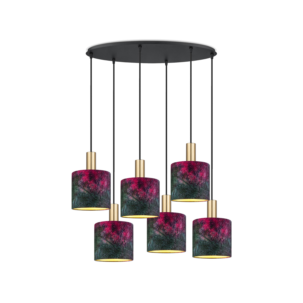 Pendant lamp Zeltrix TLP7688-06BK