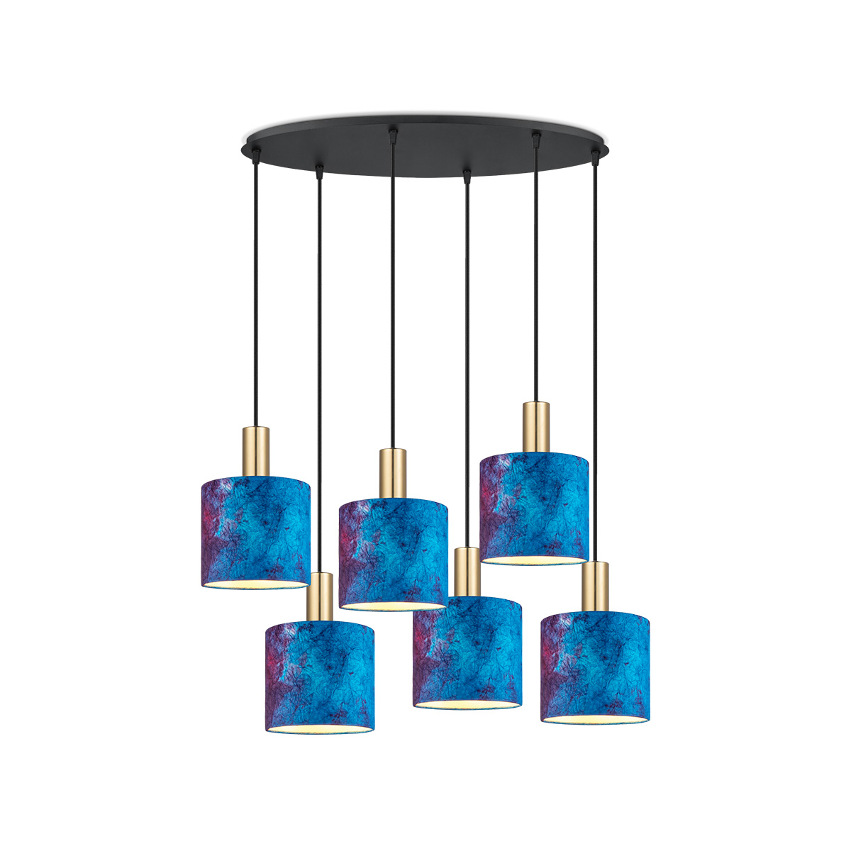 Pendant lamp Zeltrix TLP7688-06BL
