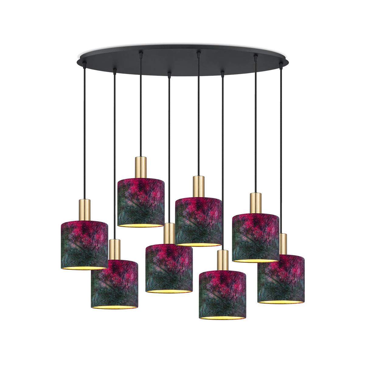 Pendant lamp Voxune TLP7688-08BK