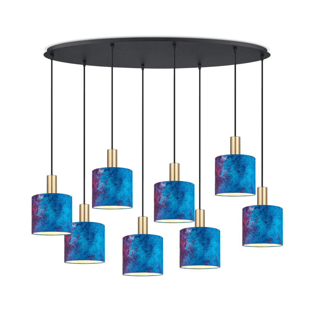 Pendant lamp Trivara TLP7688-08MBL