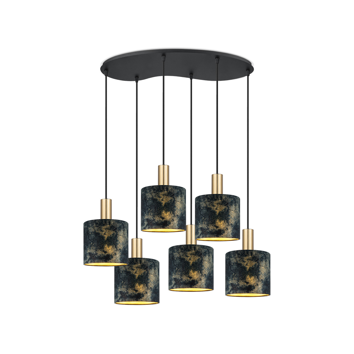 Pendant lamp Rovique TLP7689-06GY