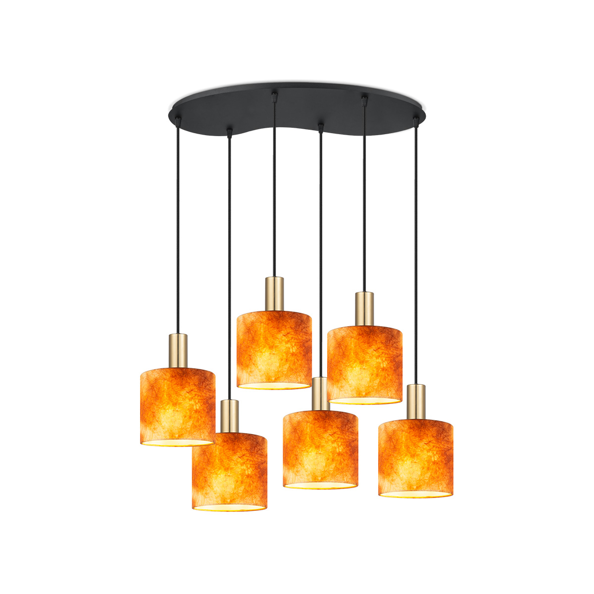 Pendant lamp Rovique TLP7689-06YL